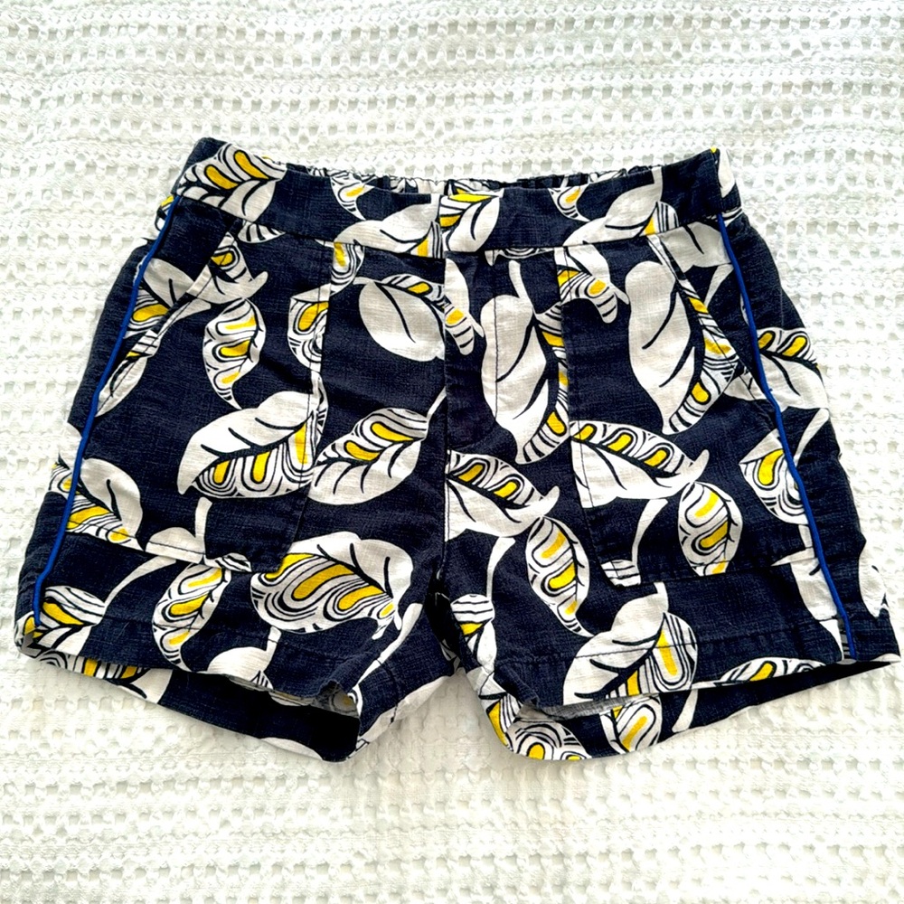 J.Crew leaf print women's shorts